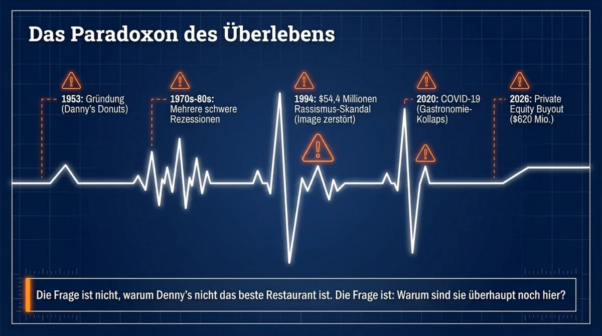 Das Überlebens-Paradoxon: Wie Denny's 70 Jahre jede Krise übersteht