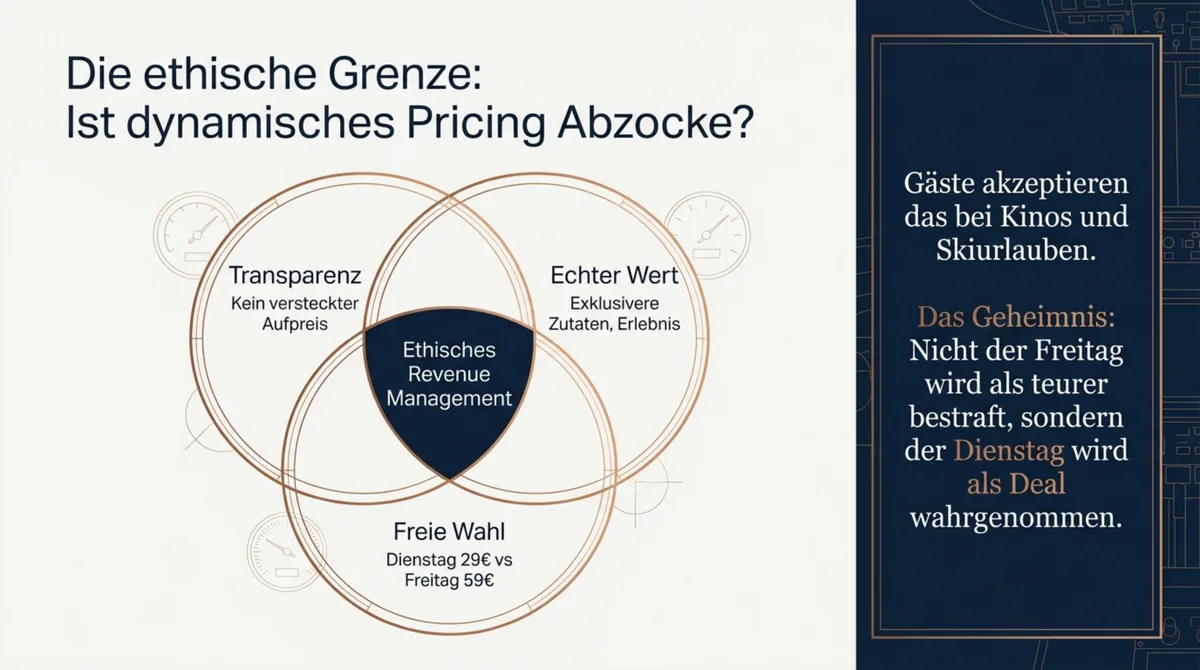 Ethisches dynamisches Pricing in der Gastronomie: Transparenz, echter Wert und freie Wahl als Grundpfeiler des Revenue Managements