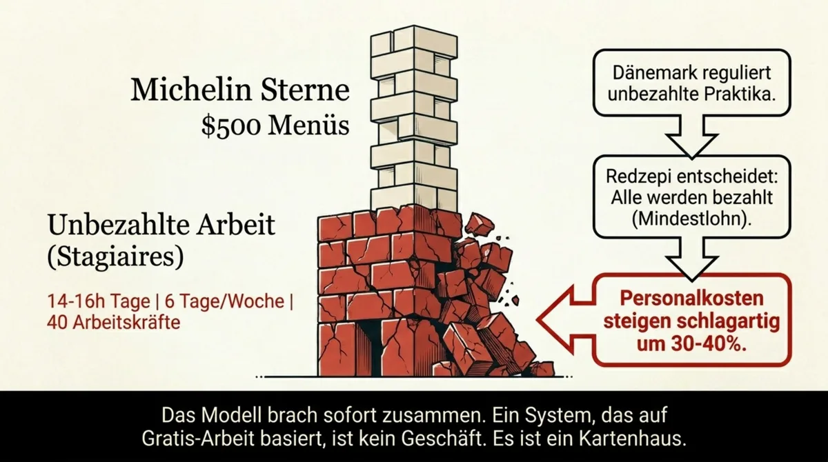 Fine Dining Stagiaires: Nomas Kartenhaus aus Michelin-Sternen und 40 unbezahlten Praktikanten bricht zusammen