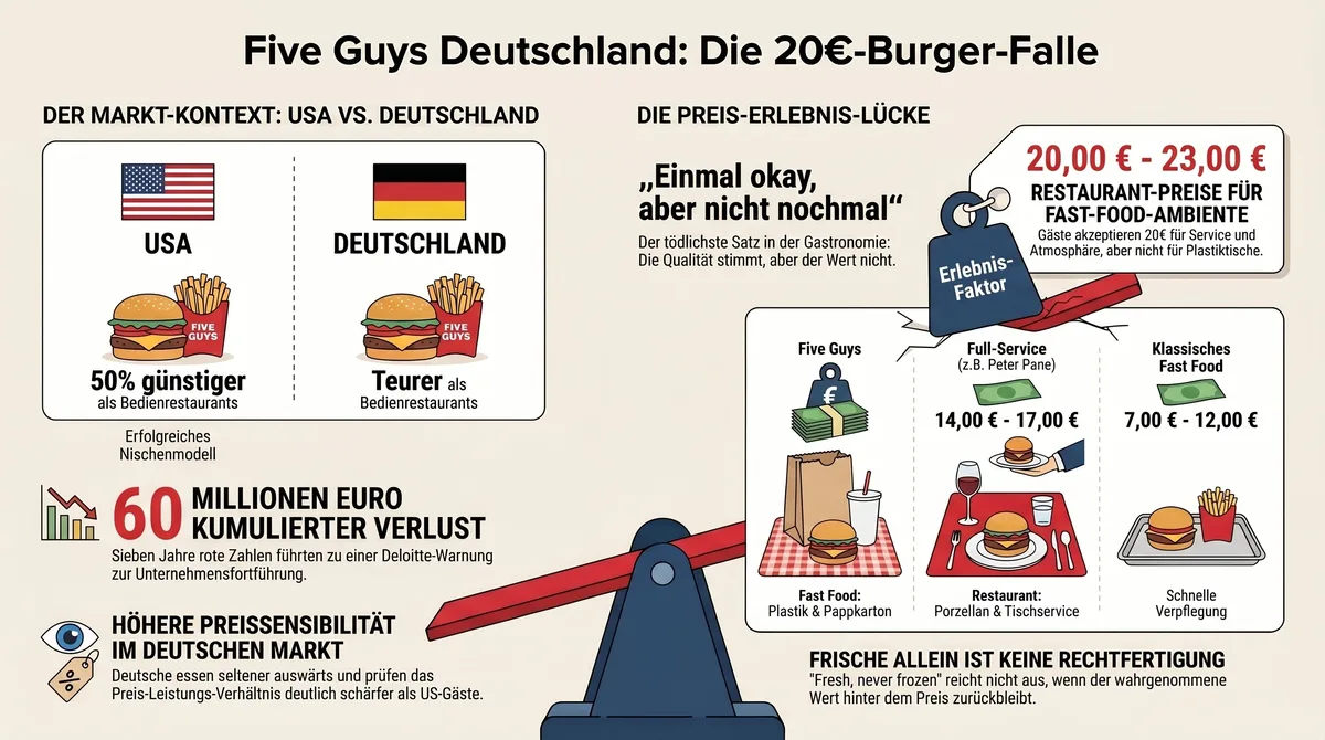 Five Guys 20-Euro-Burger-Falle: Marktkontext USA vs Deutschland