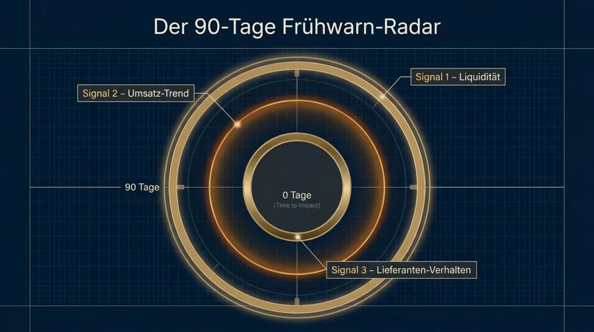 Gastronomie Insolvenz Frühwarnsystem 90 Tage Radar Liquidität Umsatztrend Lieferanten