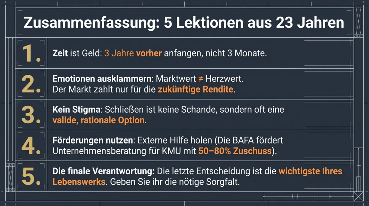 5 Lektionen aus 25 Jahren Gastronomieberatung zur Restaurant-Nachfolge