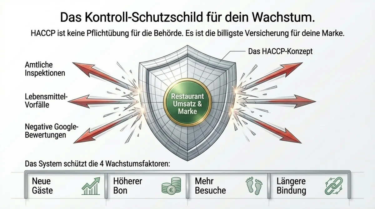 HACCP als Schutzschild für Restaurant-Marke und Wachstum: Inspektionen, Google-Bewertungen, Umsatz