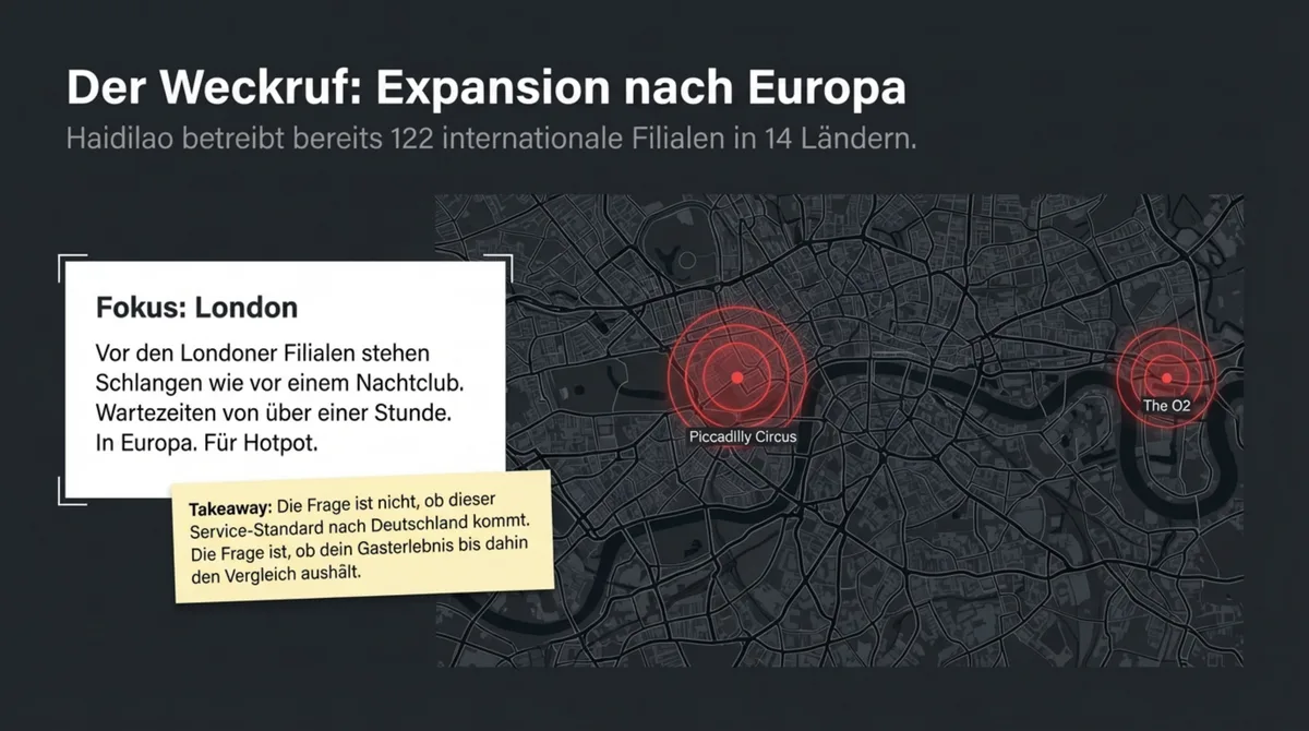 Haidilao Expansion Europa: Londoner Filialen am Piccadilly Circus mit Schlangen wie vor einem Nachtclub