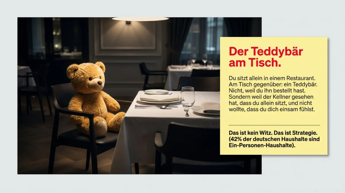Haidilao Teddybär: Kellner stellt Kuscheltier zu allein speisenden Gästen – viraler Service-Moment