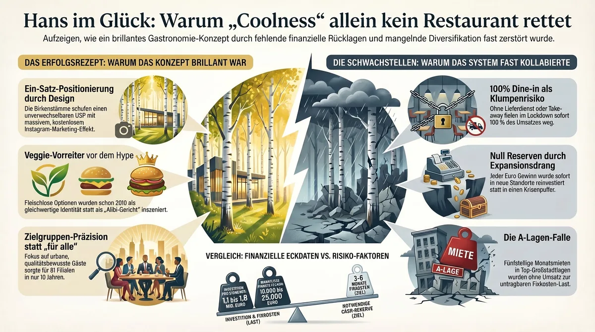 Hans im Glück Erfolgsrezept und strukturelle Schwachstellen im Überblick