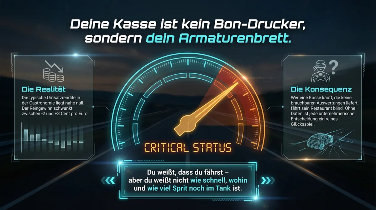 Kassensystem als Armaturenbrett: Gastronom der ohne Daten blind durch sein Restaurant navigiert