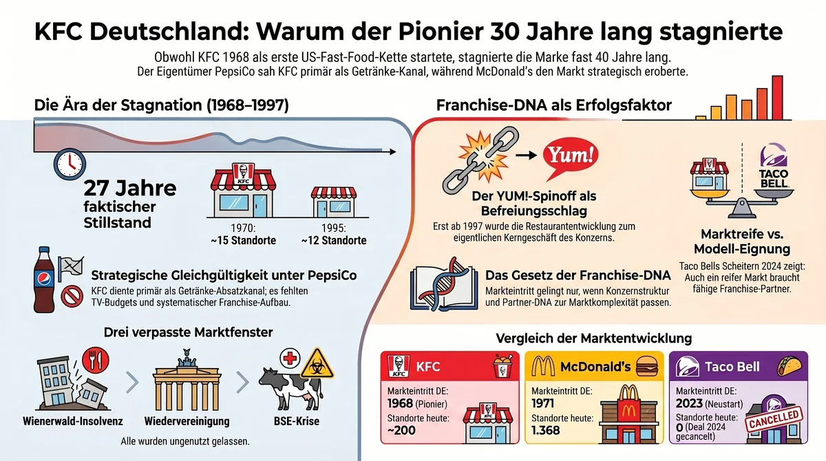 KFC Deutschland Franchise-DNA und Marktreife als unabhängige Variablen: Analyse der KFC- und Taco-Bell-Expansion