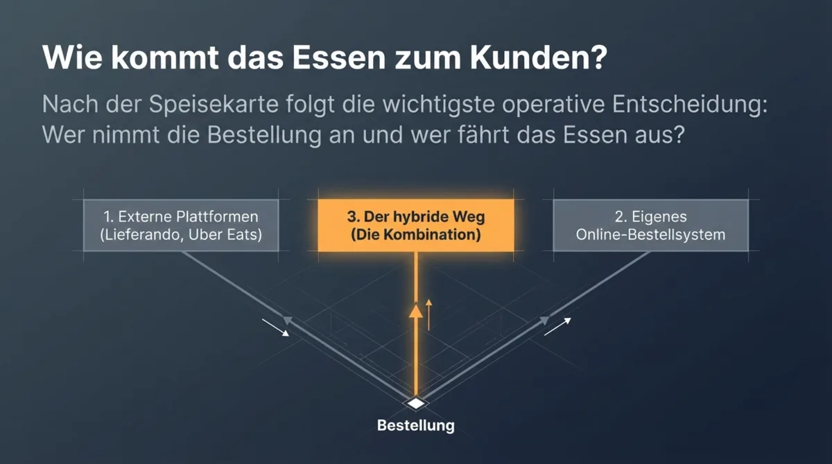 Bestellwege Lieferservice – externe Plattform, eigenes System oder Hybrid-Modell