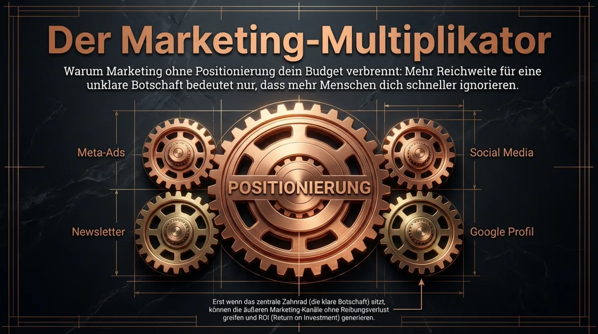 Der Marketing-Multiplikator: Wie klare Restaurant-Positionierung jede Marketingmaßnahme verstärkt und Budget spart