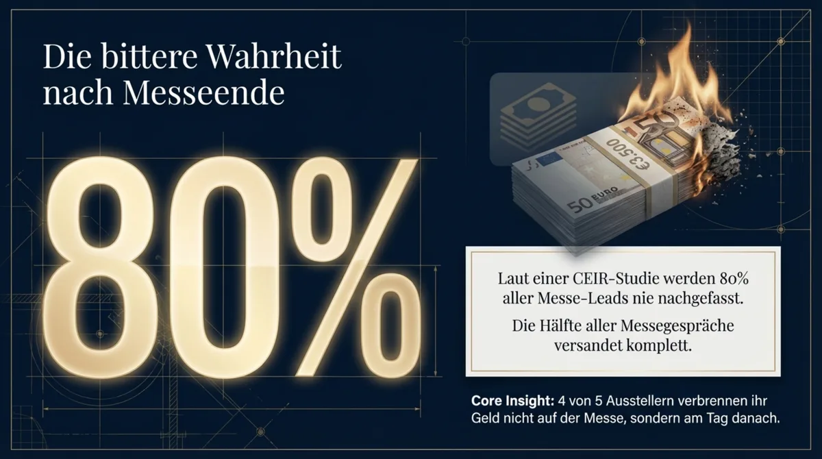 80 Prozent aller Messe-Leads werden nie nachgefasst – die bittere Wahrheit nach der Hochzeitsmesse