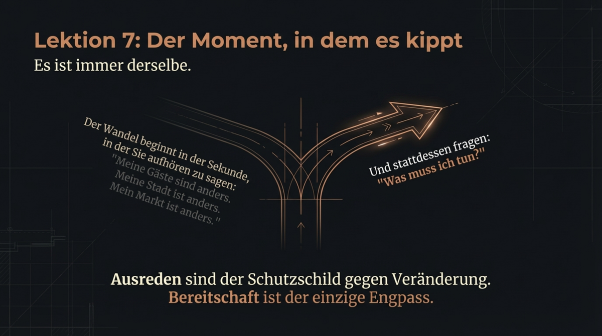 Der Moment in dem es kippt: Aufhören zu sagen meine Gäste sind anders und stattdessen fragen was muss ich tun