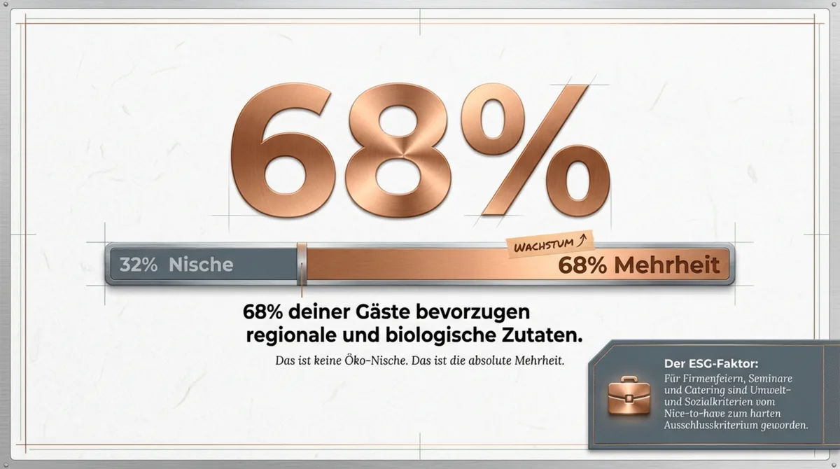 68 Prozent der Restaurantgäste bevorzugen regionale und biologische Zutaten – Nachhaltigkeit als Mehrheitstrend in der Gastronomie