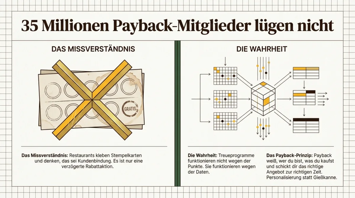 35 Millionen Payback-Mitglieder – Stempelkarte vs. datenbasierte Kundenbindung im Restaurant