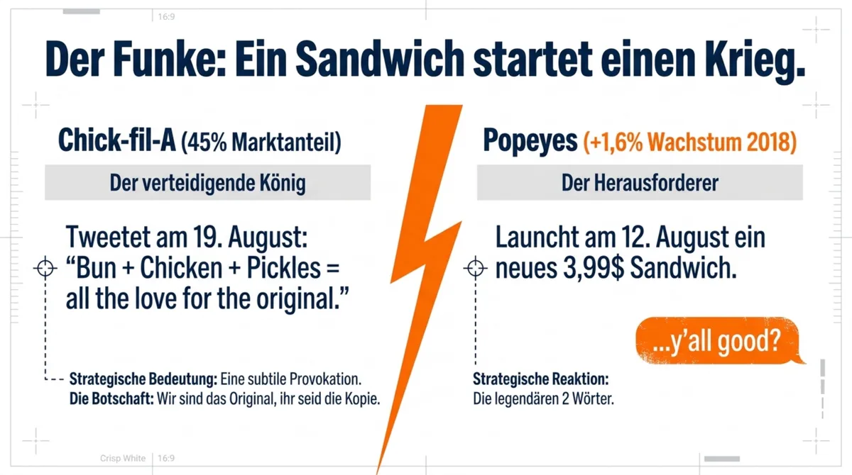 Chick-fil-A vs. Popeyes: Der Start des Chicken Sandwich Twitter-Kriegs im August 2019