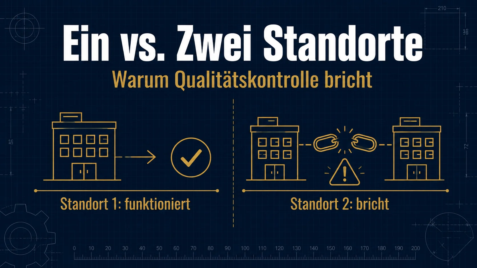 Qualitätskontrolle bei einem vs. zwei Restaurantstandorten – warum das System bei Wachstum bricht