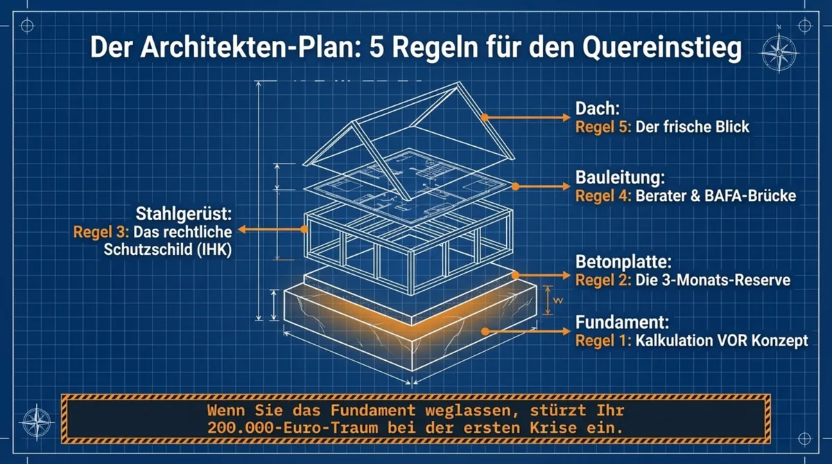 Der Architekten-Plan: 5 Regeln für den erfolgreichen Quereinstieg in die Gastronomie