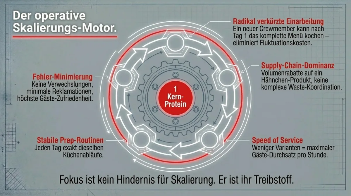 Raising Cane's operativer Skalierungs-Motor: Supply-Chain-Dominanz, Einarbeitung, Speed of Service, Fehler-Minimierung durch Fokus