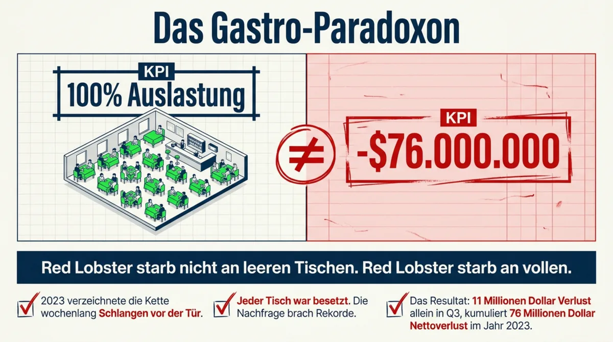 100% Auslastung ungleich Gewinn – Red Lobster machte bei vollen Restaurants 76 Millionen Dollar Verlust