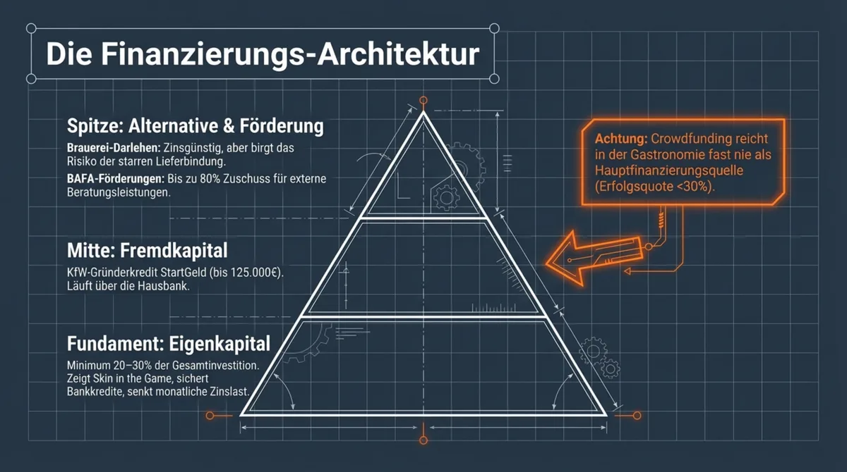 Restaurant eröffnen Finanzierung: Eigenkapital, Bankkredit, Fördermittel und stille Beteiligungen