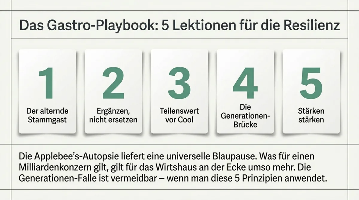 Das Gastro-Playbook: 5 Lektionen für Generationen-Resilienz aus der Applebee's-Analyse