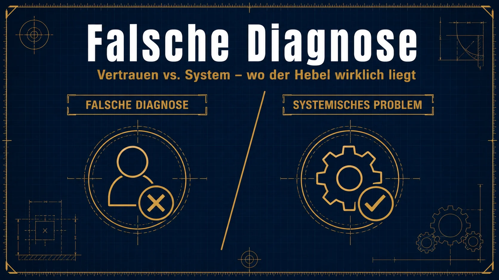 Falsche Diagnose im Restaurant: Vertrauensproblem vs. Systemproblem – die entscheidende Unterscheidung