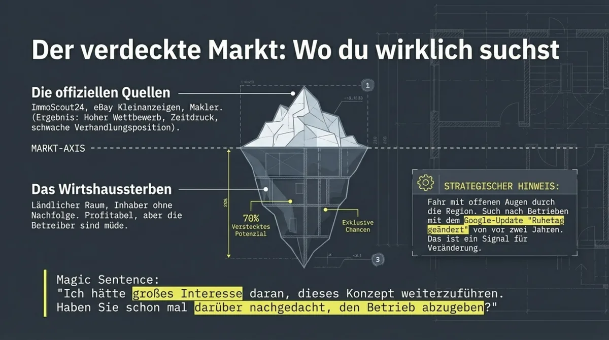 Restaurant pachten: Der verdeckte Markt – 70% der besten Pachtobjekte sind nirgendwo ausgeschrieben