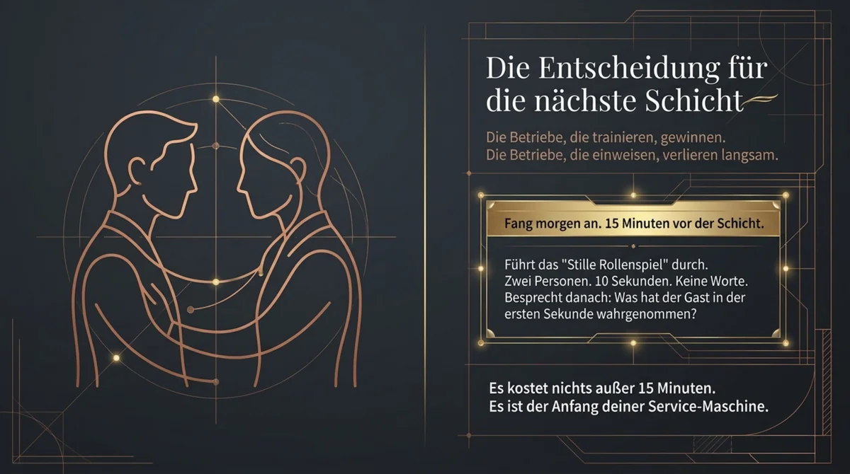 Service Training ROI: +46.800 EUR pro Jahr durch 75 Minuten Training pro Woche