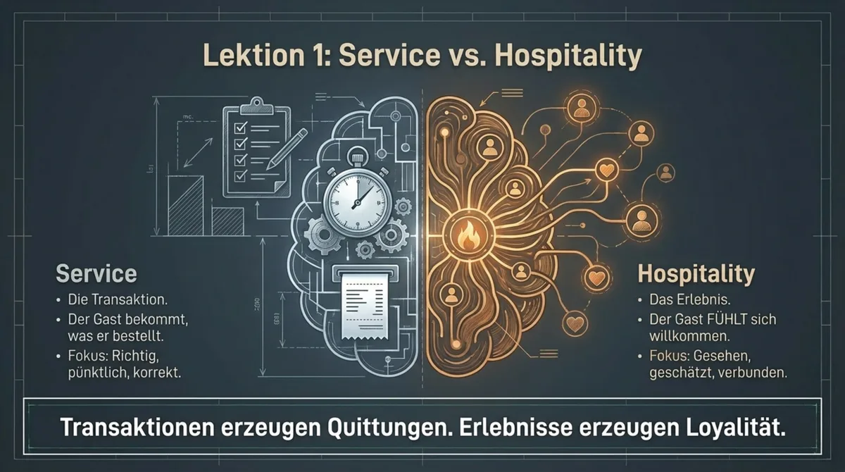 Service vs Hospitality Vergleich: Transaktionen erzeugen Quittungen, Erlebnisse erzeugen Loyalität – Shake Shack Lektion 1