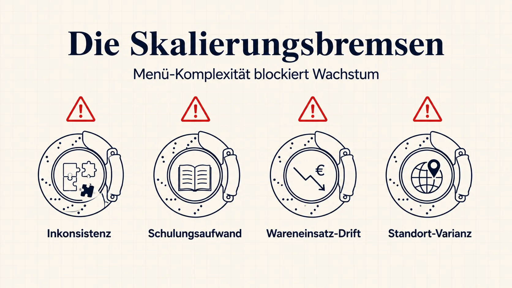 Menü-Komplexität als Wachstumsbremse – wie zu viel Auswahl Skalierung im Restaurant blockiert