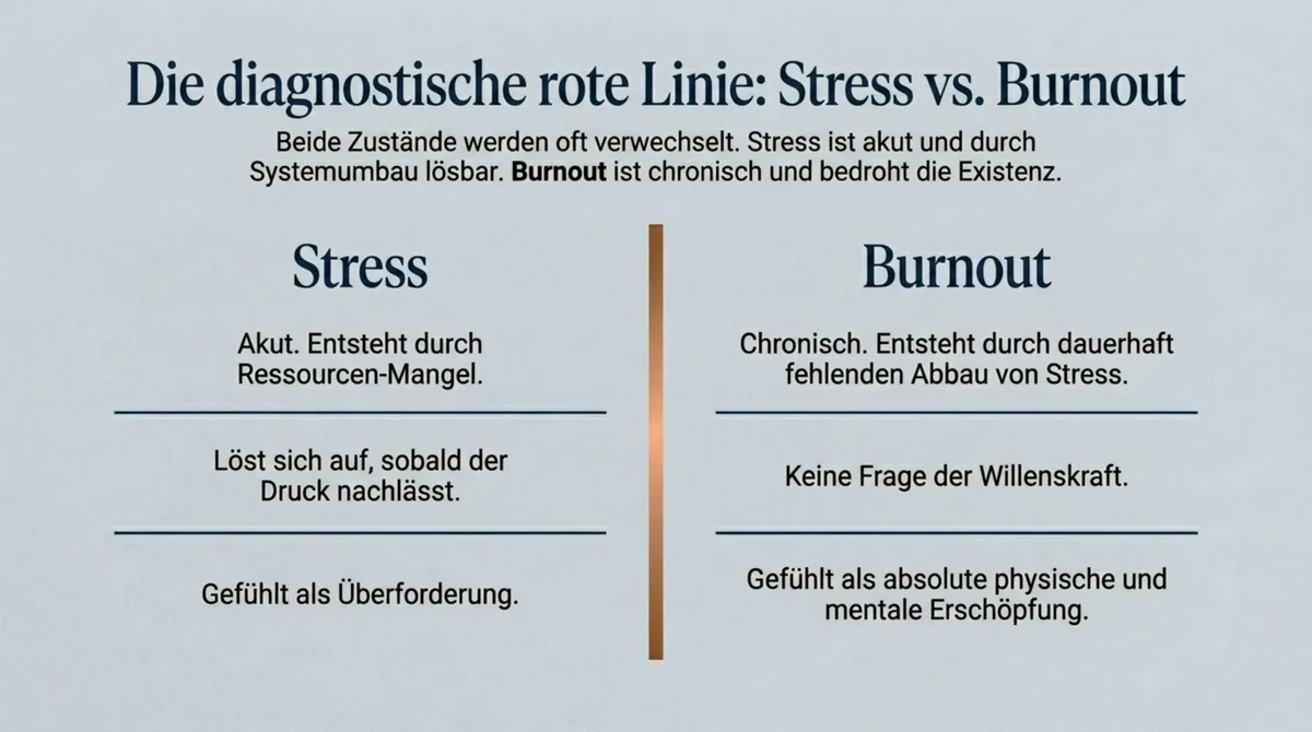 Vergleich: Stress vs. Burnout in der Gastronomie – Unterschiede in Entstehung, Verlauf und richtiger Reaktion