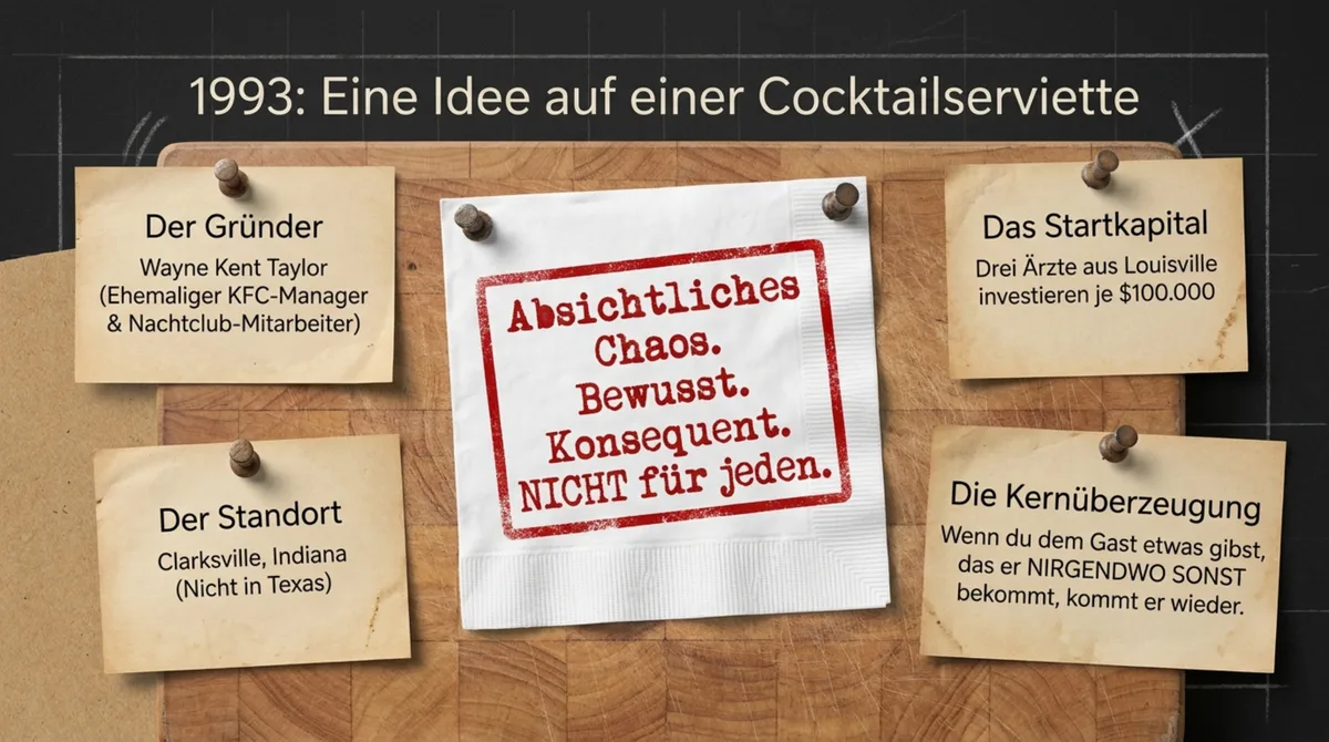 Texas Roadhouse Gründungsgeschichte 1993 – Wayne Kent Taylor, Kernüberzeugung und Startkapital