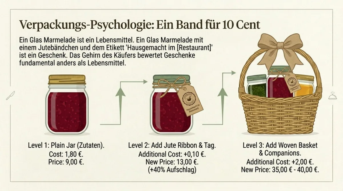 Verpackungspsychologie Restaurant Retail: Vom einfachen Glas zum Geschenk