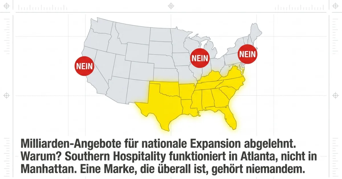Waffle House verweigert nationale Expansion: Kein Standort in New York, Kalifornien oder Chicago – nur US-Südosten
