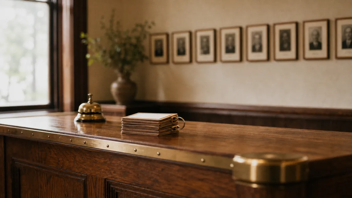 Foto-Wand mit Therapeuten-Portraits als Sinnbild fuer Therapeut-Bindung