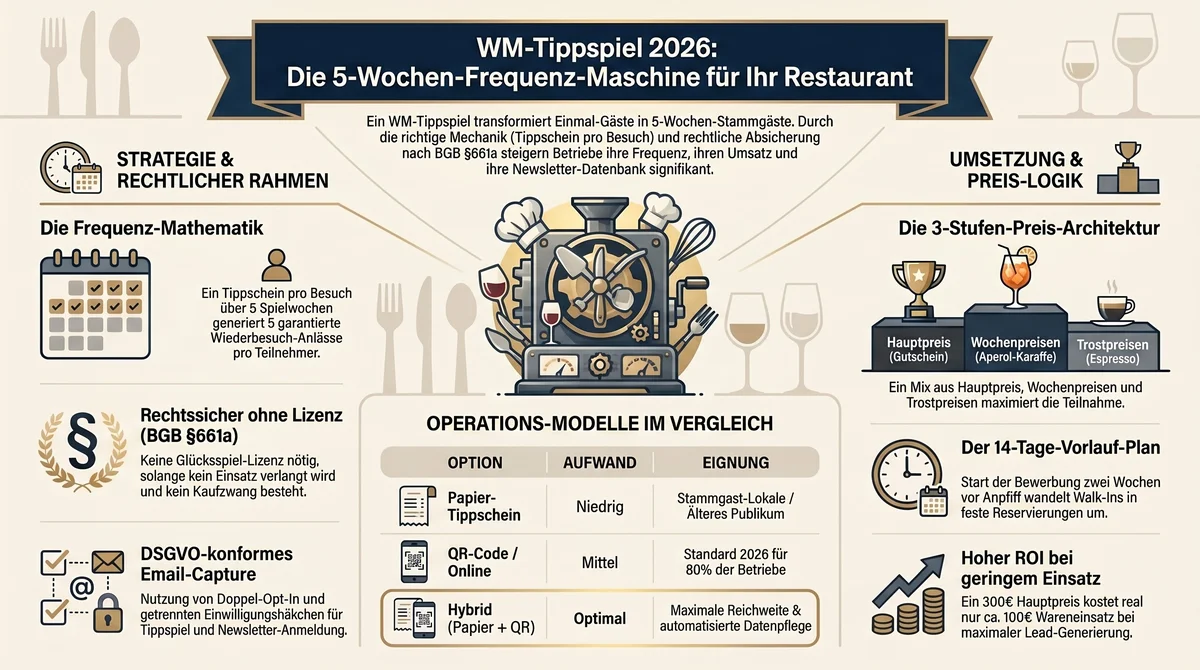 WM-Tippspiel 2026 Operations-Modelle im Vergleich: Papier-Tippschein, QR-Code-Online und Hybrid-Setup