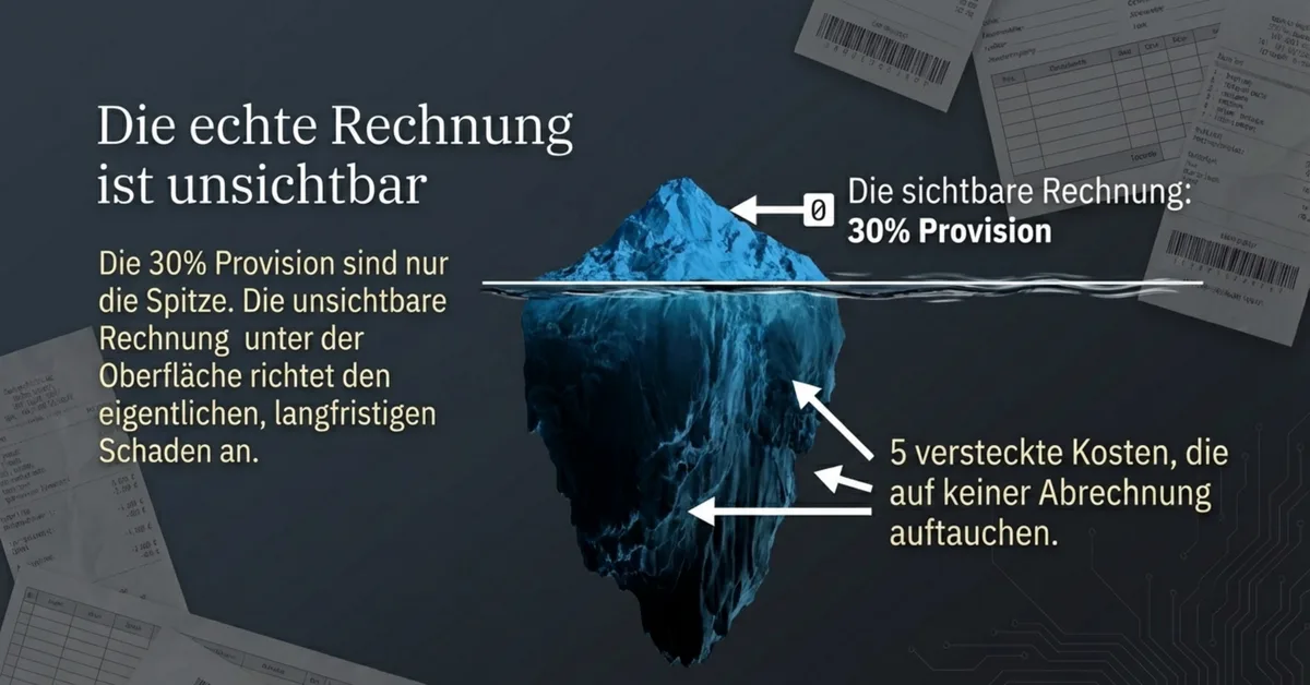 Wolt Provision unsichtbare Kosten – die echte Rechnung ist wie ein Eisberg